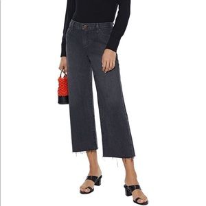 Cropped high-rise Zara wide leg jeans